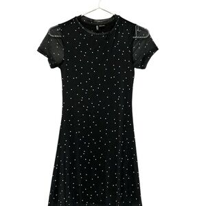 3 For 25 | H&M Divided Black Polka Dot Dress - Size XS